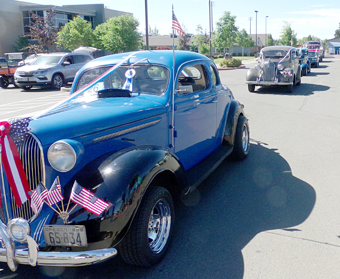 Freeman cars parade